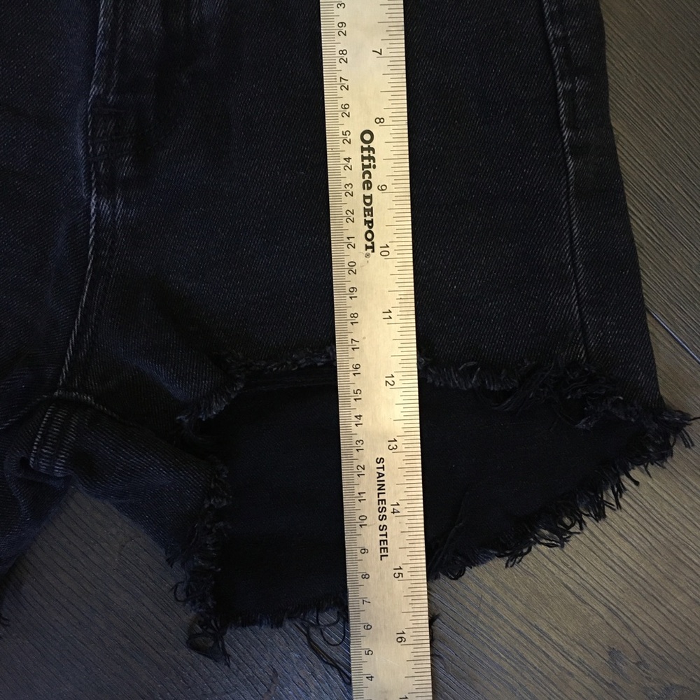 High Rise Denim Shorts - Picture 9 of 11